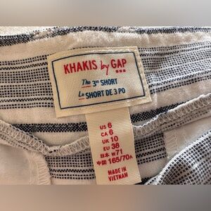 Khakis by GAP Striped Shorts